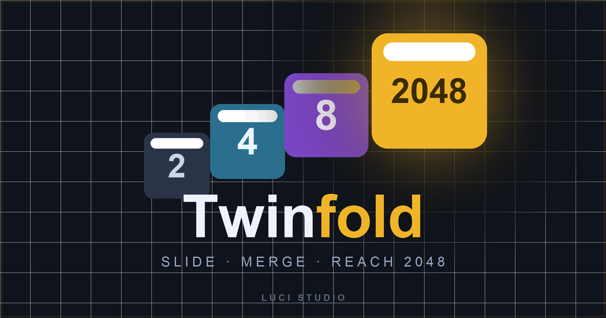 Twinfold — Slide-and-merge 2048